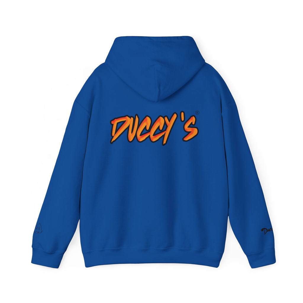 Duccy’s Signature Pullover Hoodie – Cozy Minimal Graphic Style