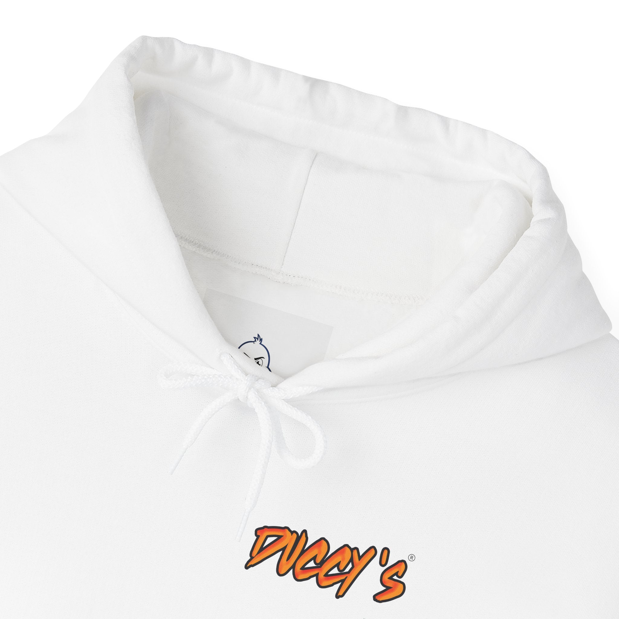 Duccy’s Signature Pullover Hoodie – Cozy Minimal Graphic Style